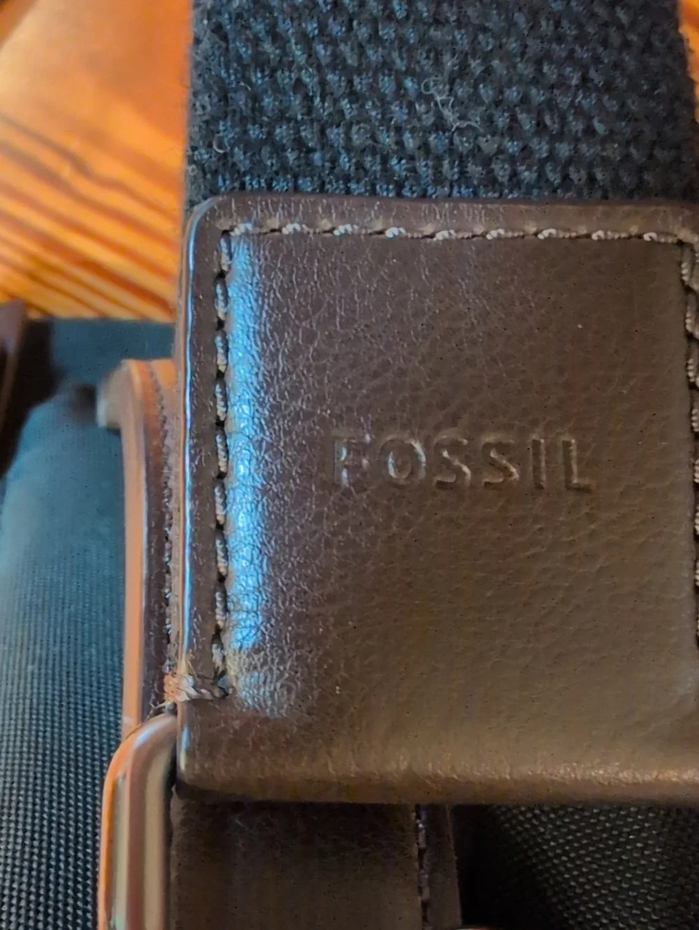 Fossil Buckner Commuter Convertible Backpack Black Nylon Bag